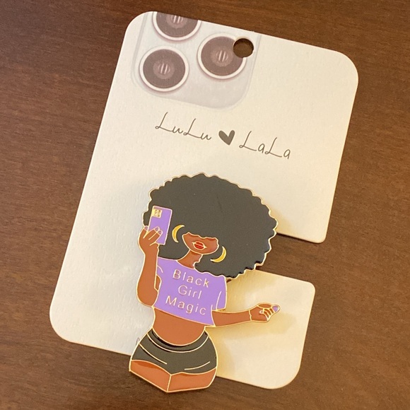 Black Girl Magic Cellphone Grip - Picture 3 of 5